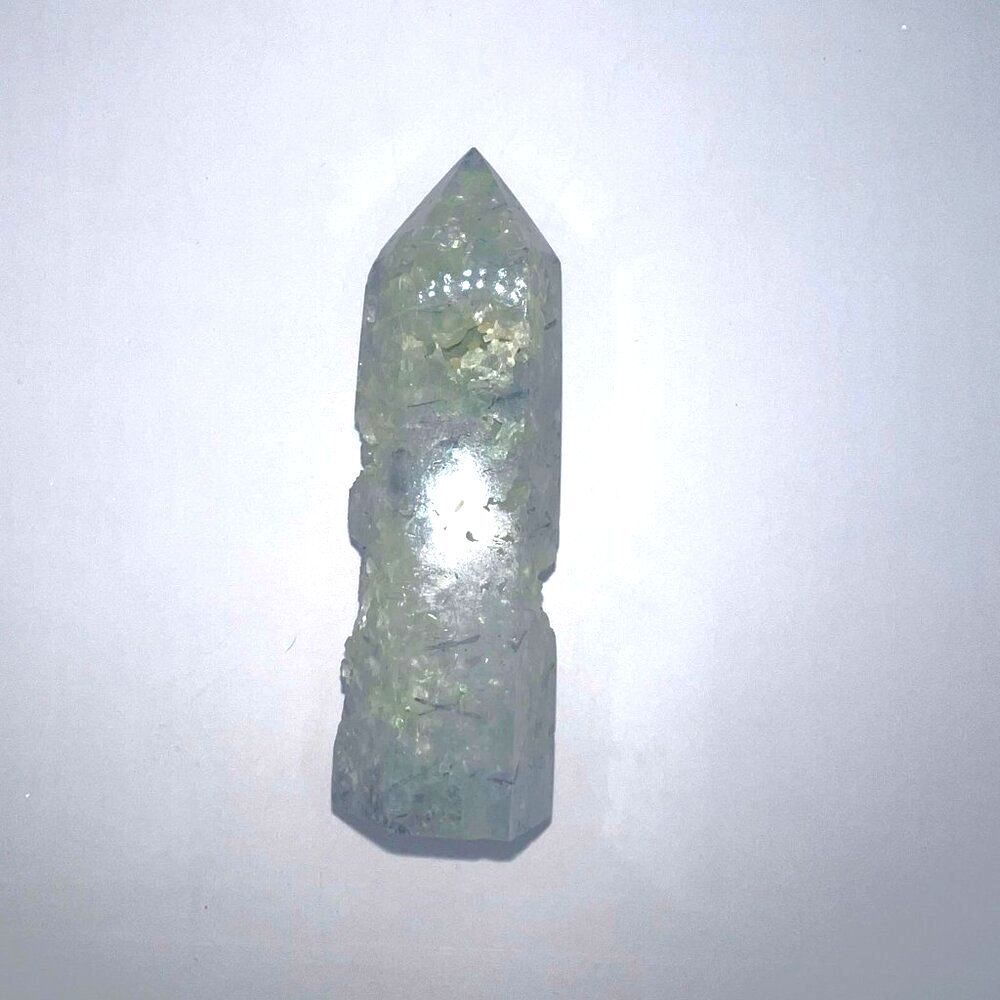 Prehnite Tower/Point - Picture 5 of 9